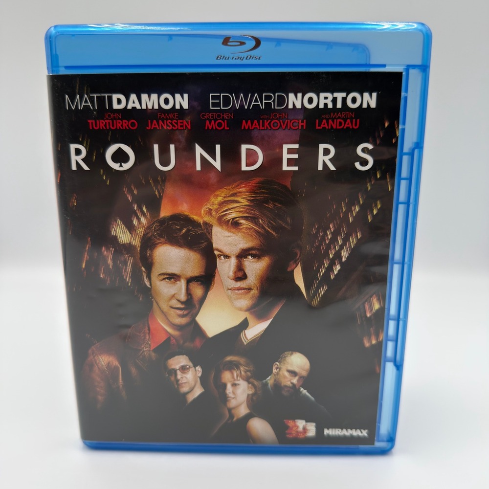 Rounders Blu-ray Matt Damon Edward Norton Poker Drama Miramax Lionsgate 30971